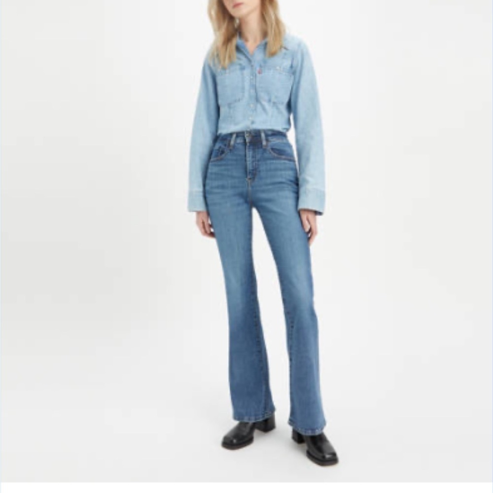 Levi’s 726 flare high waisted jeans